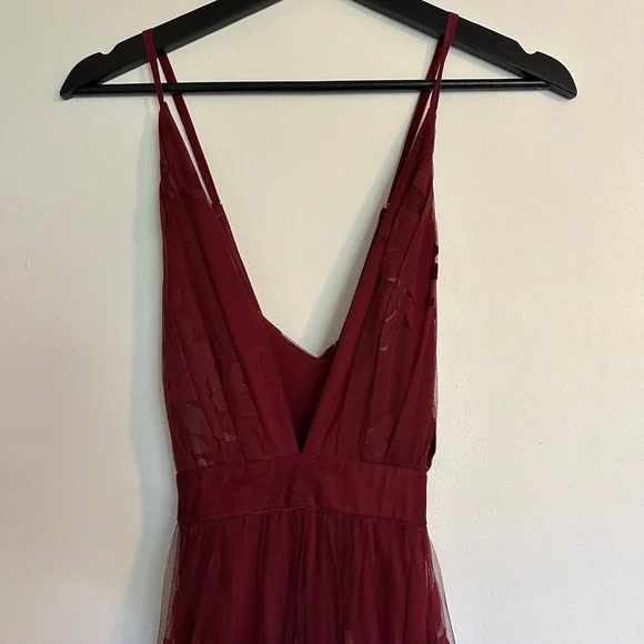 Maxi Red Formal Dress - Picture 2 of 5